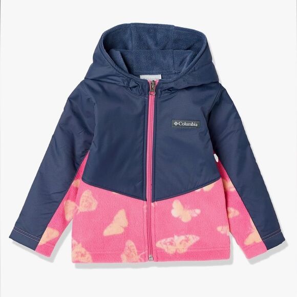 Columbia Girls' Steens Mountain Overlay Hoodie - Picture 1 of 6